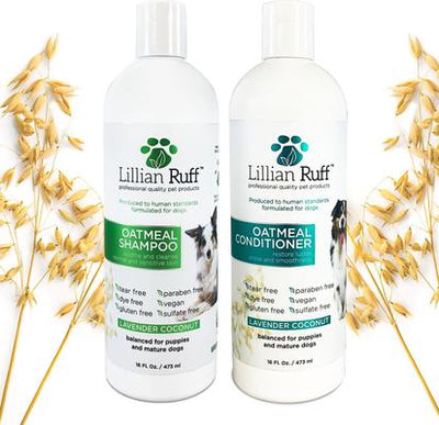 Oatmeal Dog & Cat Shampoo & Conditioner Set, 16-fl oz bottles, pack of 2