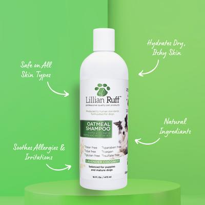 Oatmeal Dog & Cat Shampoo & Conditioner Set, 16-fl oz bottles, pack of 2