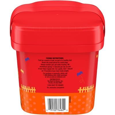 Galletas espeluznantes para perros de Halloween, cubo de 24 oz