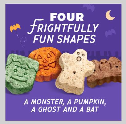 Spooky Biscuits Halloween Dog Treats, 24-oz pail