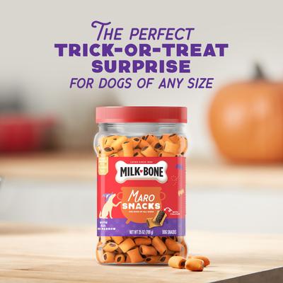 Maro Snacks Halloween Dog Treats, 25-oz can