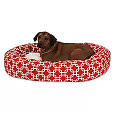 Majestic Pet Links Sherpa Bagel Indoor & Outdoor Dog Bed
