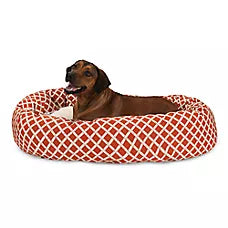 Majestic Pet Bamboo Sherpa Bagel Indoor & Outdoor Dog Bed