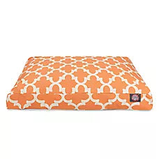 REV Cama Pillow Trellis Rectangle Indoor & Outdoor para Perro - Majestic Pet