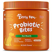 Probiotic Bites, Gut Flora y Digestive Supplement, sabor Calabaza. 2 opc.