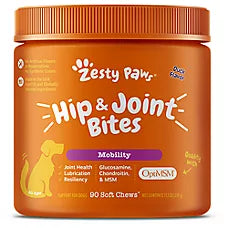 Hip & Joint Supplement, Glucosamina y Chondroitin, sabor Pato. 90 chews.