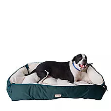 REV Cama Laural Green & Ivory Cuddler para Perros - Armarkat