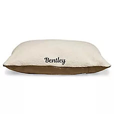 Majestic Pet Personalized Sherpa Pillow Dog Bed w/Removable Cover