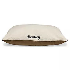 Majestic Pet Personalized Sherpa Pillow Dog Bed w/Removable Cover