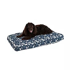 REV Cama Pillow Pedigree Denim Indoor Outdoor Rectangle para Perro - Snoozer