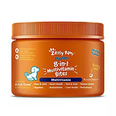 Multivitamin 8-in-1 para Cachorros, sabor Pollo. 90 chews.