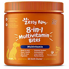 Multivitamin 8-in-1, sabor Crema de Cacahuate. 90 chews.