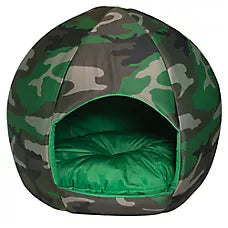 Cama Camouflage Igloo para Mascotas - Maccabi Art