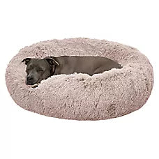 Cama Calming Cuddler Donut - Taupe 91 cm para Mascotas - FurHaven