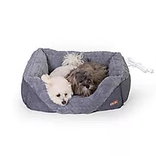 K&H Pet Products Thermo-Pet Lounge Sleeper Indoor Heated Dog Bed