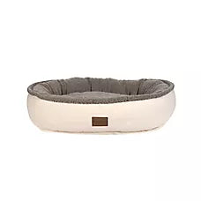 Carolina Pet Company Microfiber & Tipped Berber Comfy Cup Dog Bed