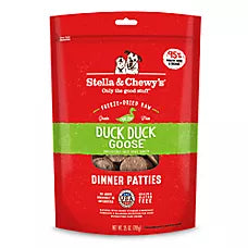 Freeze-Dried Raw Dinner Patties All Life Stages Dry Dog Food - Duck