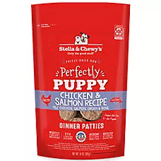 Freeze-Dried Raw Dinner Patties Puppy Dry Dog Food - Chicken & Salmon