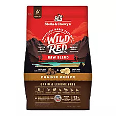 Wild Red Raw Blend All Life Stages Dry Dog Food - Grain & Legume Free, Prairie