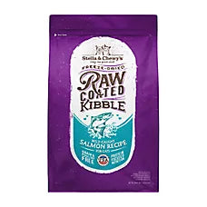 Raw Coated Kibble Dry Cat Food - Grain Free, Salmon Recipe