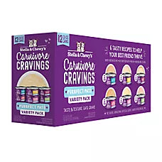 Carnivore Cravings Wet Cat Food - Grain Free, Purrfect Pate, Variety Pack, 12 pack