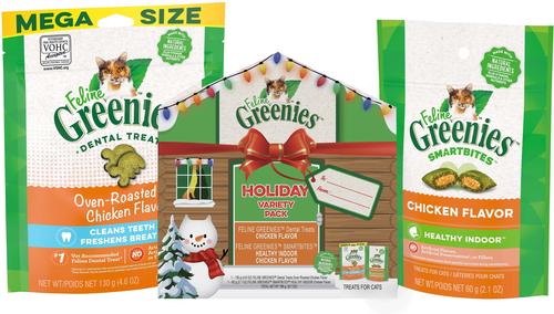 Holiday Chicken Flavor Variety Pack Cat Treats, 6.7-oz pack