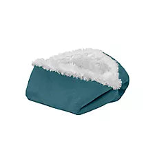 FurHaven Convertible Self-Warming Cuddle Pet Bed, Rainbow, Silver, Gray, Spruce, Small, Large
