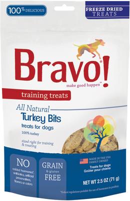 Training Treats Turkey Bits Freeze-Dried Dog Treats, 2.5-oz bag