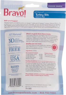Training Treats Turkey Bits Freeze-Dried Dog Treats, 2.5-oz bag