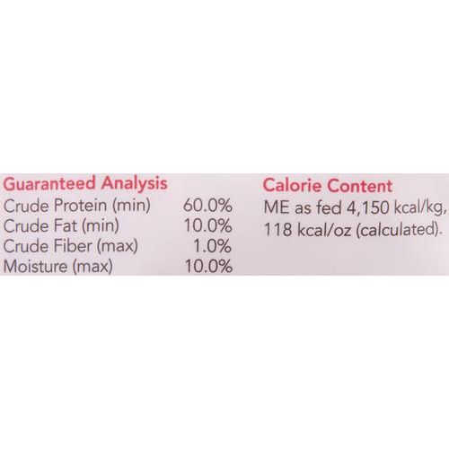 Premios de entrenamiento para perros: Trocitos de pavo liofilizados, bolsa de 2.5 oz