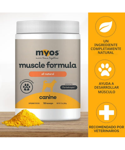 MYOS, Suplemento muscular para perros, 360 gr.