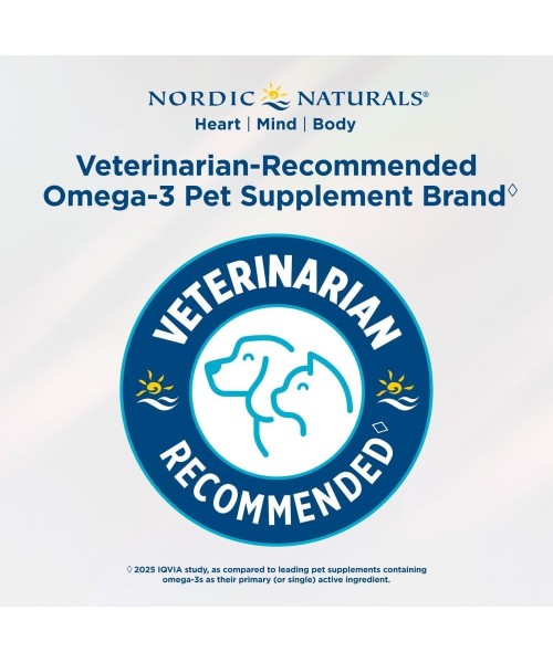 Nordic Naturals, Skin and Coat with Omega para Perros. 30 chews