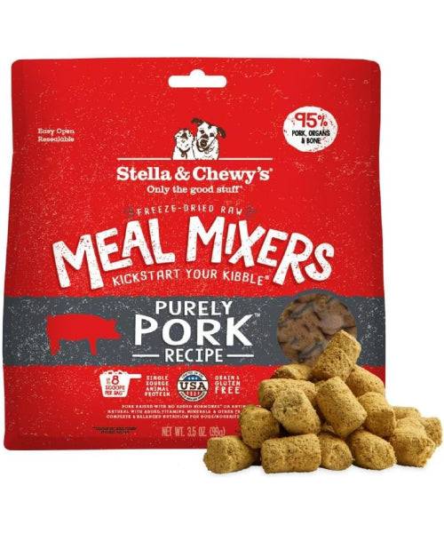 Stella & Chewy's, Freeze-Dried Raw Meal Mixers todas edades, 8 sabores. 99 gr.