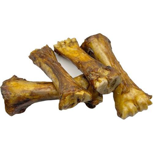 Golosinas para perros con hueso de espinilla de res carnoso de 8 a 10 pulgadas, grandes, 1 unidad