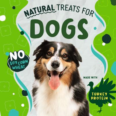 EarthBars Minis with Turkey Protein Natural Dog Biscuit Treats, 10-oz bag