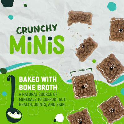 EarthBars Minis with Turkey Protein Natural Dog Biscuit Treats, 10-oz bag