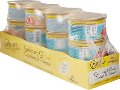 Caribbean Club with Chicken & Cheese Dinner Grain-Free Canned Cat Food, 2.8-oz, case of 24