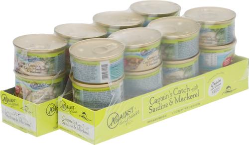 Captain's Catch with Sardine & Mackerel Dinner Grain-Free Canned Cat Food, 2.8-oz, case of 24