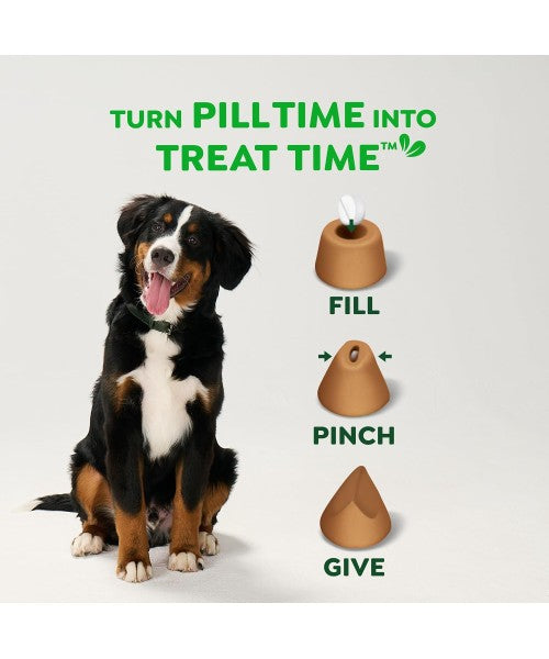 Greenies, Pill Pockets Soft Treats para tabletas 4 sabores. 30 chews