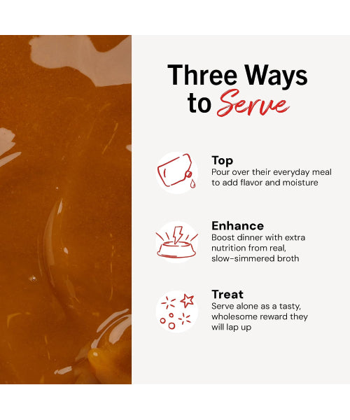 Stella & Chewy's, Bountiful Beef Bone Broth  Recipe for Dogs. 454 ml.