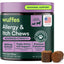 Wuffes, Allergy and Itch con Colostrum para Perros, sabor Puerco. 60 chews