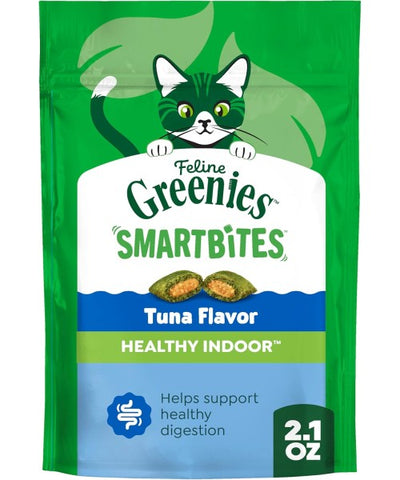 Greenies, Feline Smartbites Skin and Fur sabor Atún. 3 tamaños