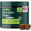 Wuffes, Hip and Joint Supplement para perros de más de 29 kg. 30 chews.