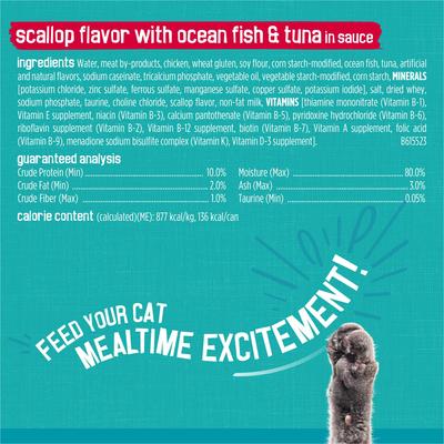 Tasty Treasures Gravy Prime Filets Variety Pack Wet Cat Food, 5.5-oz can, case of 12
