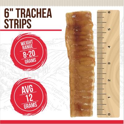 Trachea Flats Beef Flavored Dog Chews, 12 count