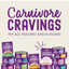 Stella & Chewy's, Carnivore Cravings Savory Shreds, comida húmeda, 7 variedades. 12 latas de 79 gr.