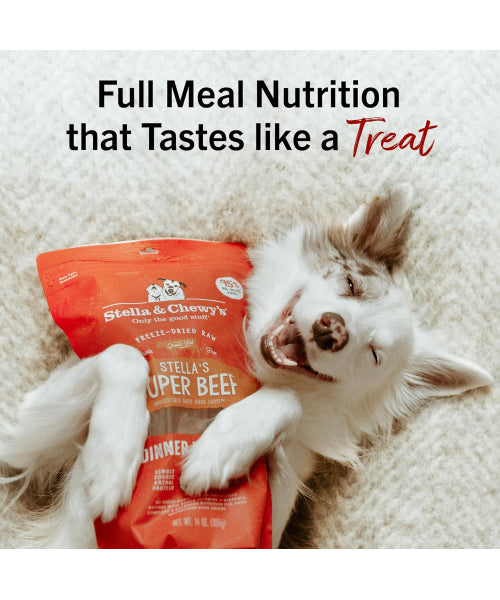 Stella & Chewy's, Dinner Patties Stella’s Super Beef Freeze-Dried. 156, 397 y 709 gr.