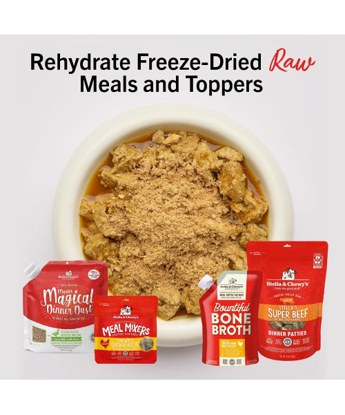 Stella & Chewy's, Bountiful Beef Bone Broth  Recipe for Dogs. 454 ml.