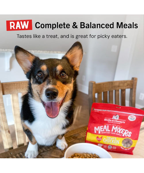 Stella & Chewy's, Freeze-Dried Raw Meal Mixers todas edades, 5 sabores. 226 gr.