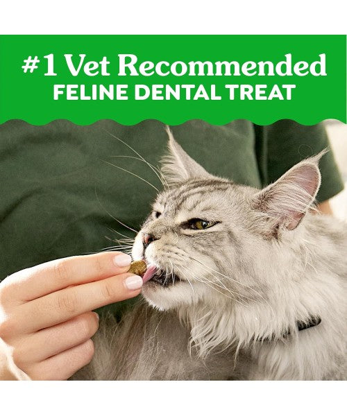 Greenies, Feline Natural Dental Cat Treats, sabor Pollo Rostizado. 3 tamaños